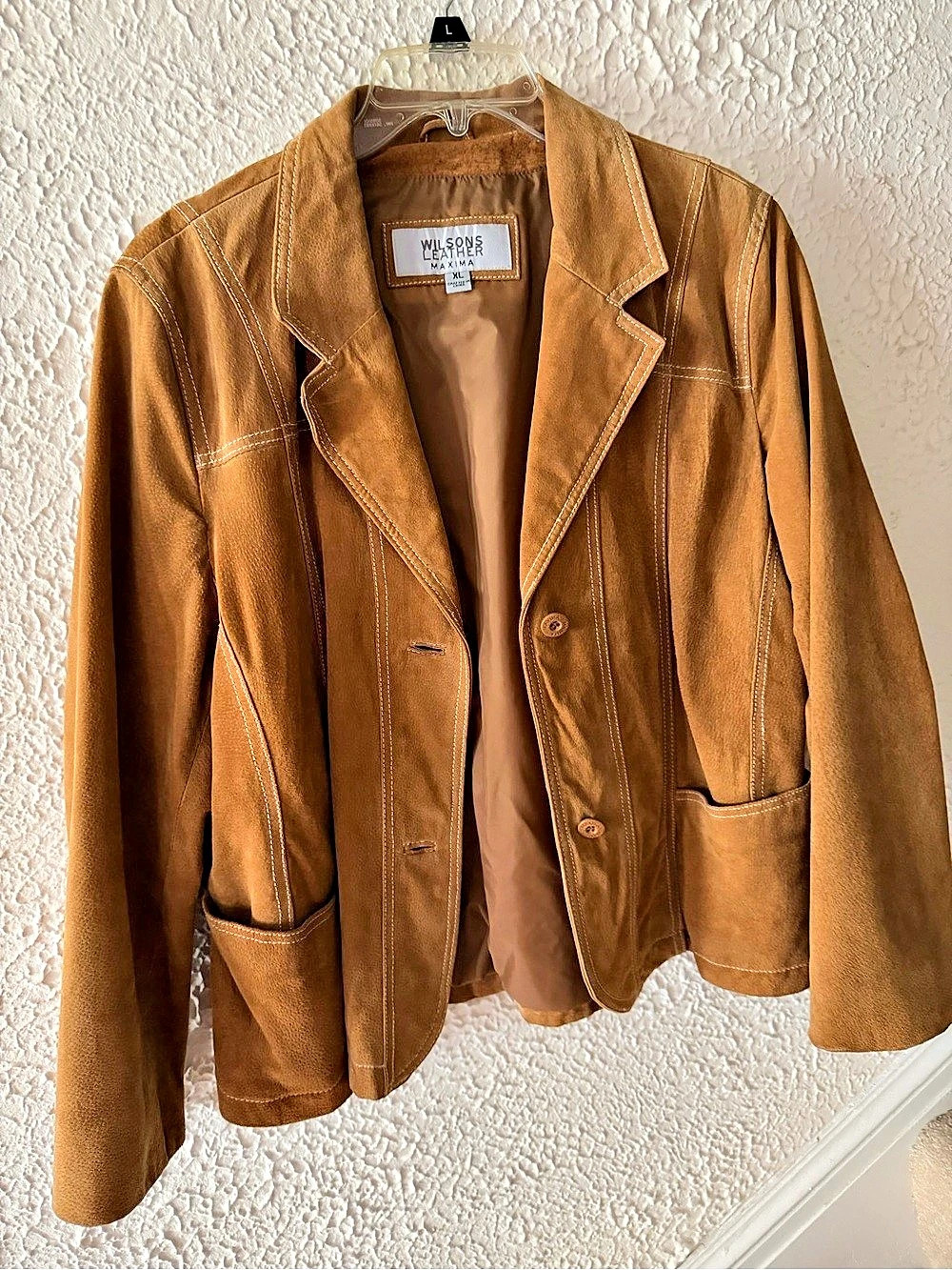 Wilson Leather Jacket Brown Size Large